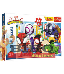 TF Puzzle "24 Maxi" -"Spidey și prietenii lui / Spidey and his amazing friends"